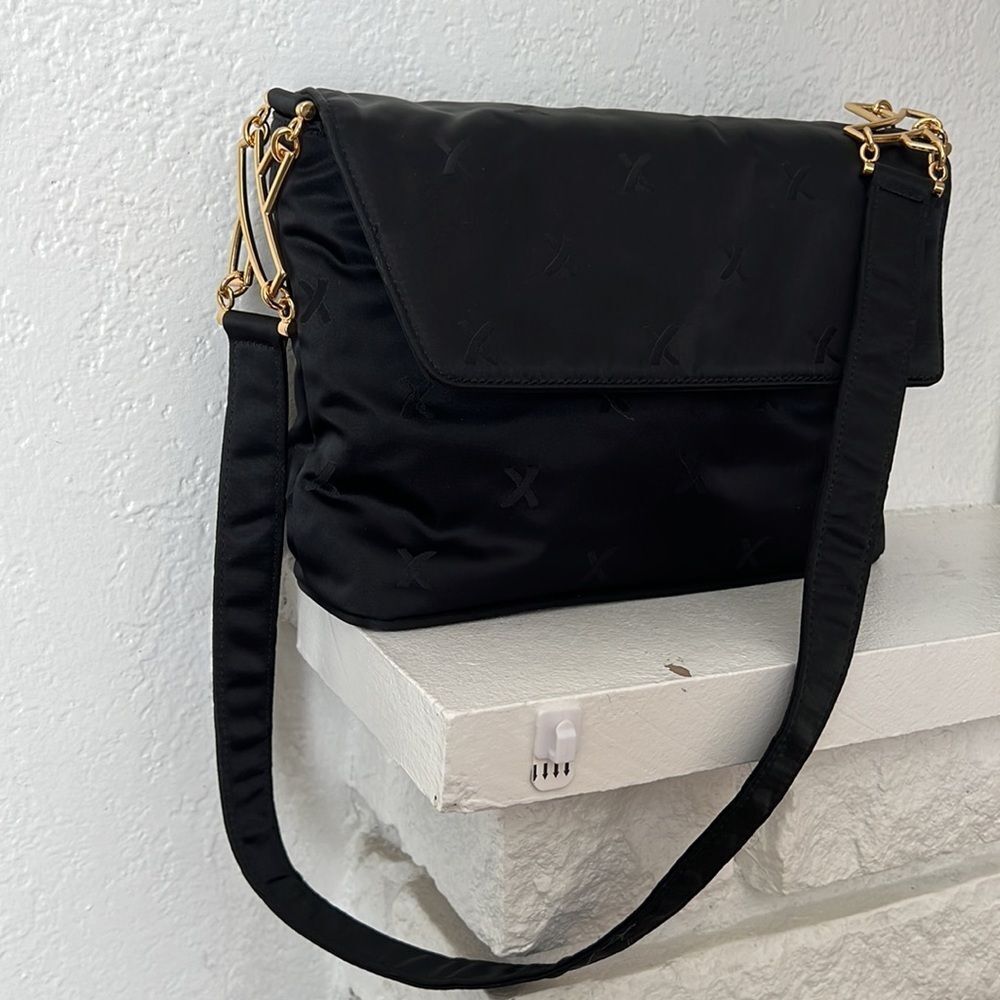 Vintage New By Paloma Picasso black nylon monogram - Picture 8 of 12